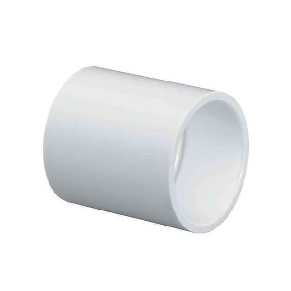 Thrifco Plumbing 1 Inch Slip x Slip PVC Coupling SCH 40 8113754 - main